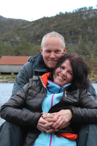 Heidi og Sigurd med familie