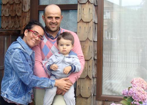 Cesar, Cristina y Simon