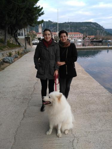 Lucija ( my daughter), Svjetlana Pulic and our Ozzy