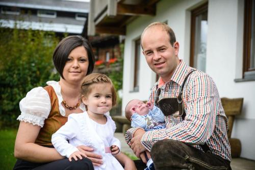 Kristina, Mia, Noah und Georg Stampfer