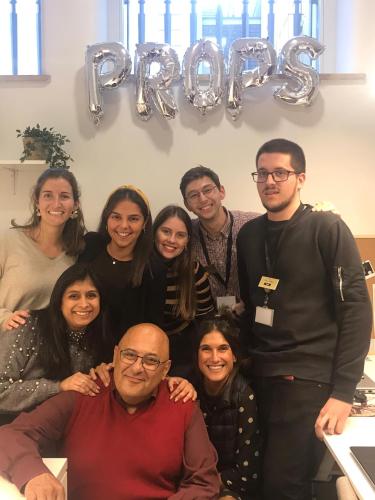 Teresa, Renato, Luis, Ana, Anaisa, Constança, Victor e Joana